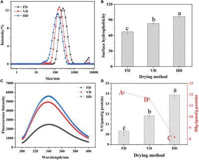 Drying methods affect physicochemical and functional characteristics of Clanis Bilineata Tingtauica Mell protein